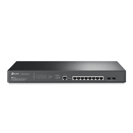 TP-Link JetStream 8-Port 2.5GBASE-T and 2-Port 10GE SFP+ L2+ Managed Switch with 8-Port PoE+ 8 Port L2/L3 Managed POE Network Switch