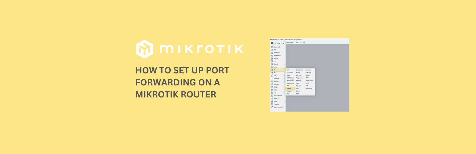 View of How to Set Up Port Forwarding on a MikroTik Router (UK Guide) — MS Dist