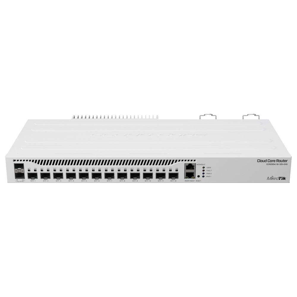 MSDist MikroTik CCR2004-1G-12S_2XS SFP Front