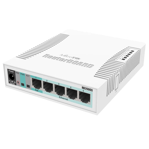 MSDist MikroTik CSS106-5G-1S RB260GS Ethernet Power