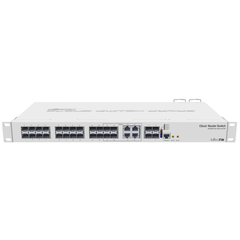 MSDist MikroTik Cloud Core Router CRS328-4C-20S-4S+RM SFP Ethernet