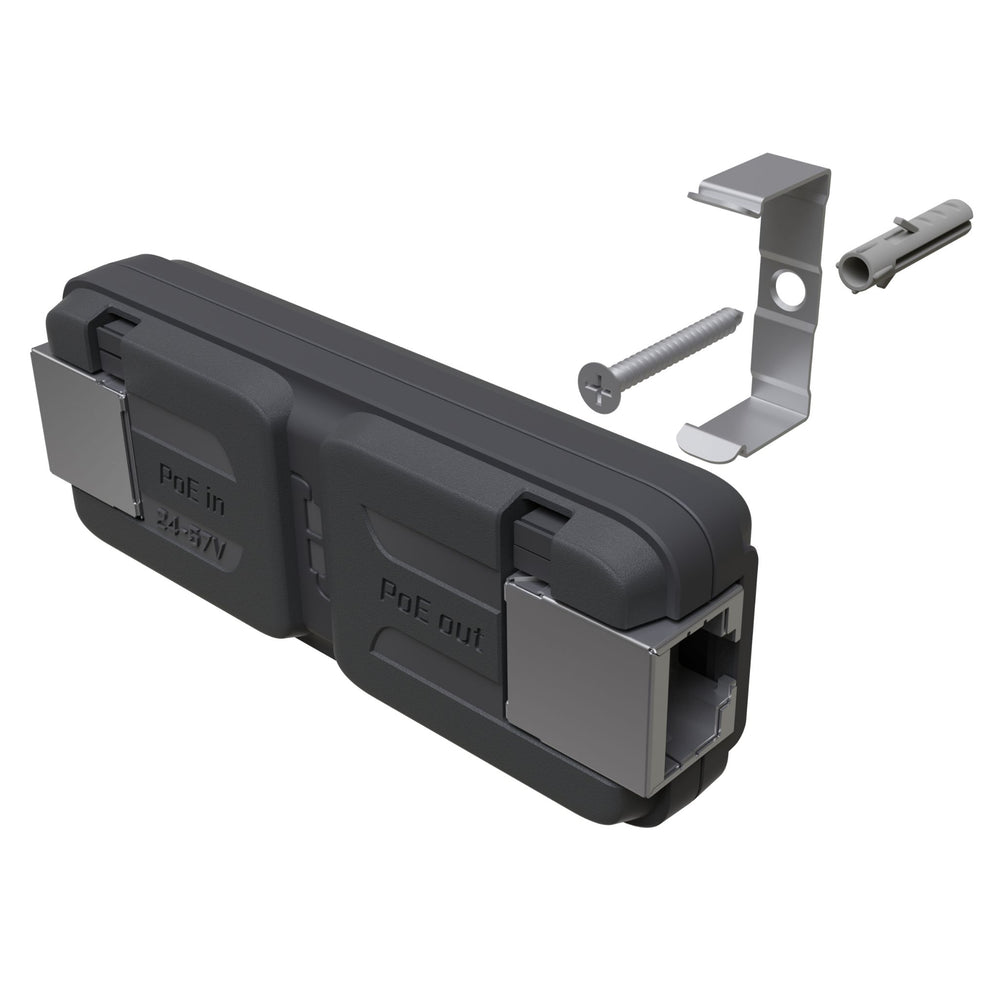 MSDist MikroTik Gigabit Passive Ethernet Repeater GPeR Clip Screw