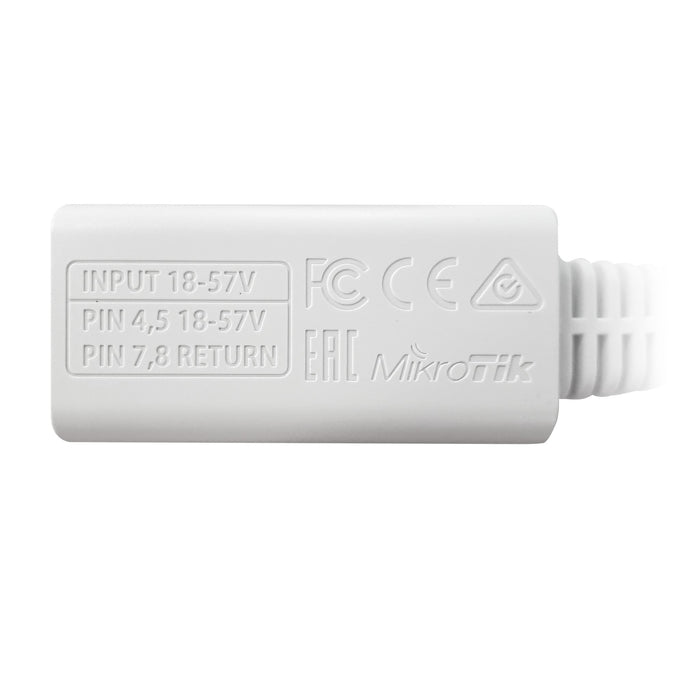 MSDist MikroTik Gigabit PoE Injector RBGPOE Power Pins