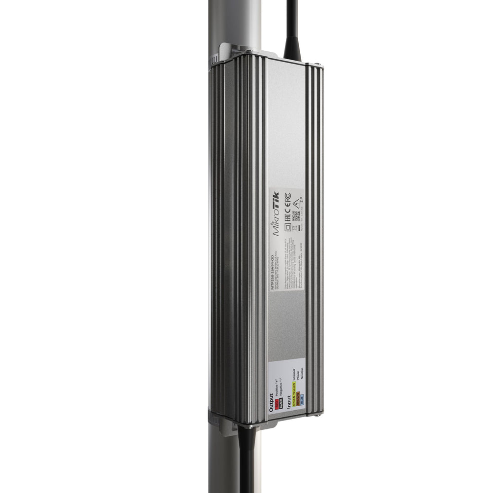 MSDist MikroTik Outdoor 26V 250W AC/DC Power Supply MTP250-26V94-OD Pole Mount