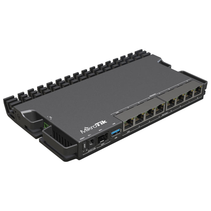 MSDist MikroTik RouterBOARD RB5009UPr_S_IN Angle Ethernet SFP Power