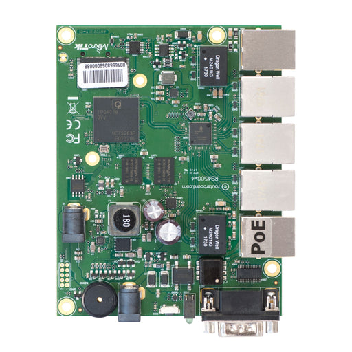 MSDist MikroTik RouterBoard RB450Gx4 Ethernet Power Serial