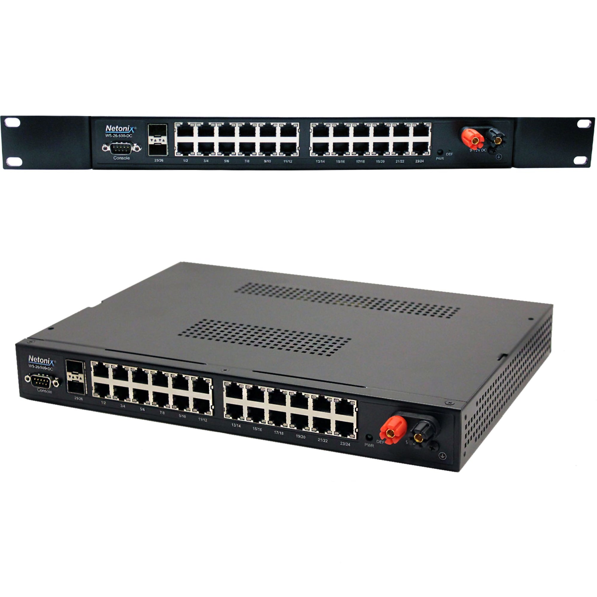 Netonix WS-26-500-DC 26 Port Gigabit WISP Switch | MS Distribution
