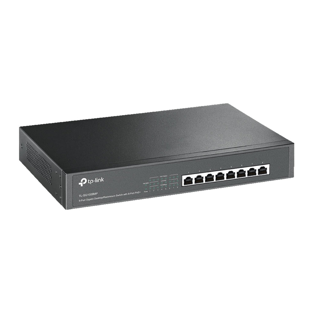 MSDist TP-Link TL-SG1008MP 8-Port Gigabit Desktop/Rackmount Switch with 8-Port PoE+ Ethernet Ports