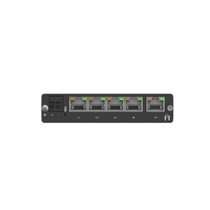 MSDist Teltonika Gigabit DIN Rail Ethernet Switch TSW114 Ethernet DC Power LED