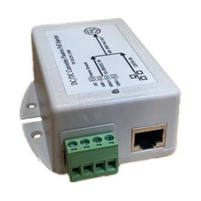 Tycon TP-DCDC-1248 DC-to-DC Converter & POE Inserter – 24W, 48V Out, 9-36V Input For Reliable Power Over Ethernet