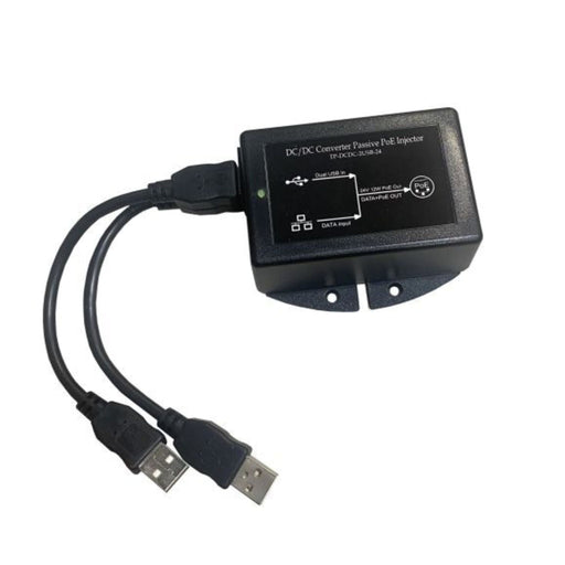 MSDist Tycon Power TP-DCDC-2USB-24 2 USB to PoE Power Injector USB Cables