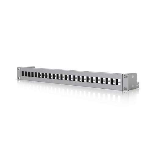 MSDist Ubiquiti 24-Port Blank Keystone Patch Panel UACC-Rack-Panel-Patch-Blank-24 Front