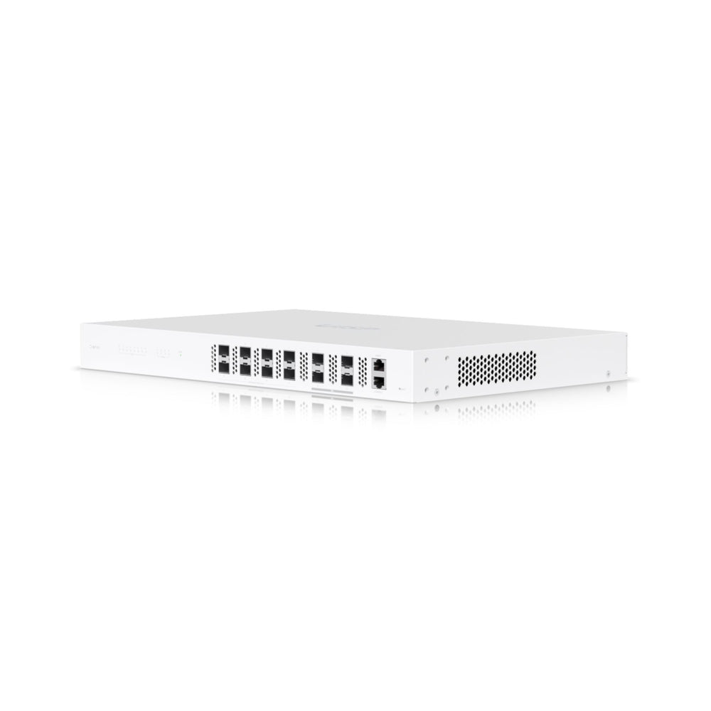 MSDist Ubiquiti Fiber OLT XGS UISP-FIBER-OLT-XGS Front Fiber Ports
