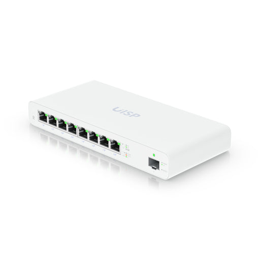 MSDist Ubiquiti UISP Router UISP-R Front Ethernet Ports SFP