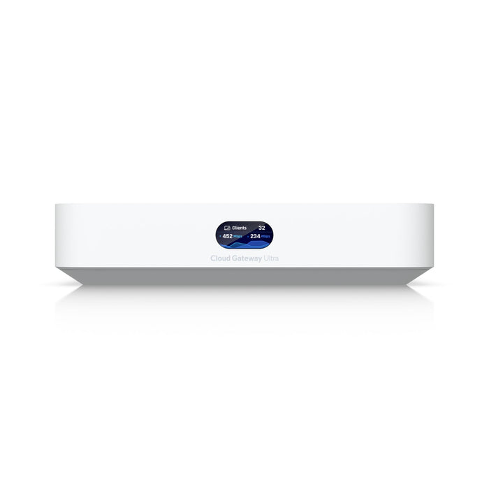 Ubiquiti UniFi Cloud Gateway Ultra UCG-Ultra LCD Front