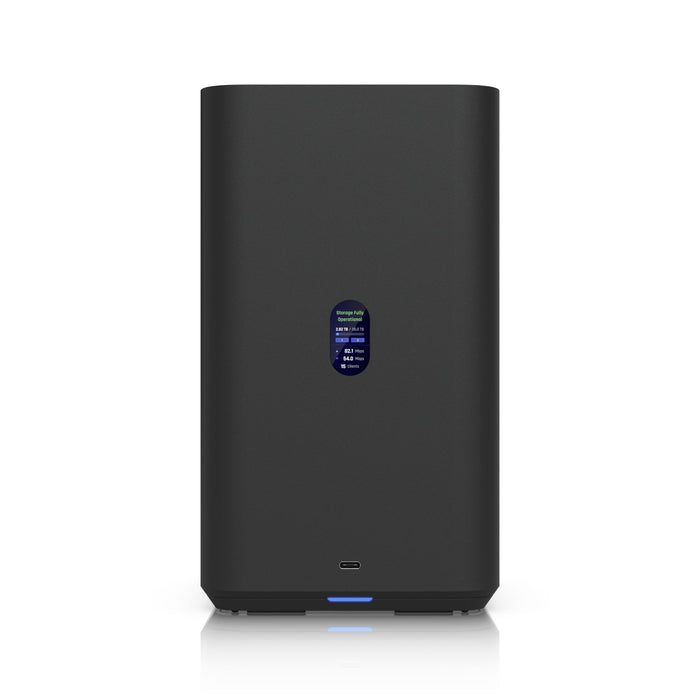MSDist Ubiquiti UniFi Network Attached Storage with 2 3.5" HDD bays UNAS-2 Black LCD USB-C