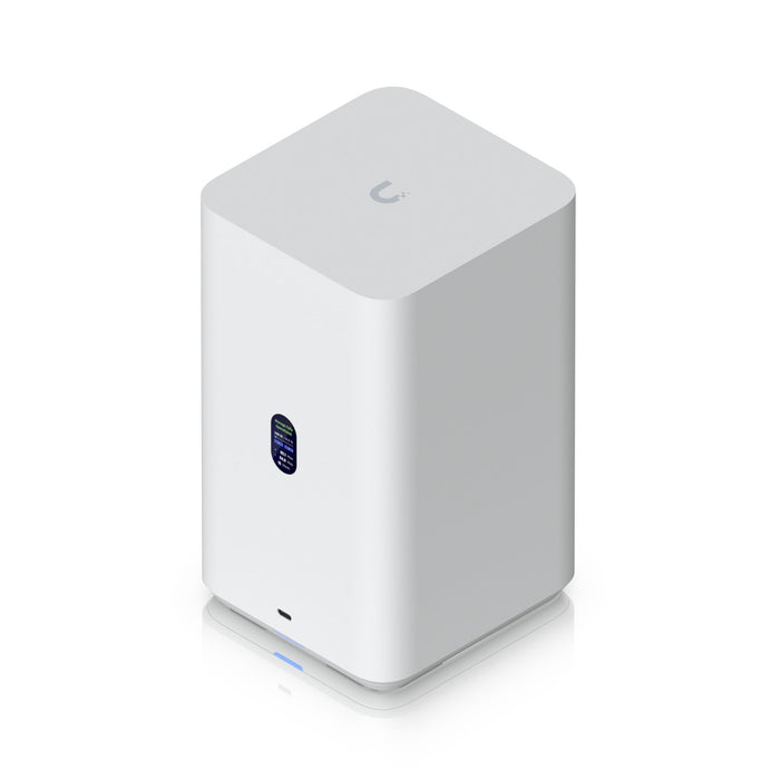 MSDist Ubiquiti UniFi Network Attached Storage with 2 3.5" HDD bays UNAS-2 White LCD USB-C