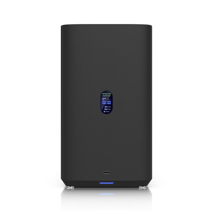 MSDist Ubiquiti UniFi Network Attached Storage with 4 2.5 3.5 HDD bays Black LCD USB-C