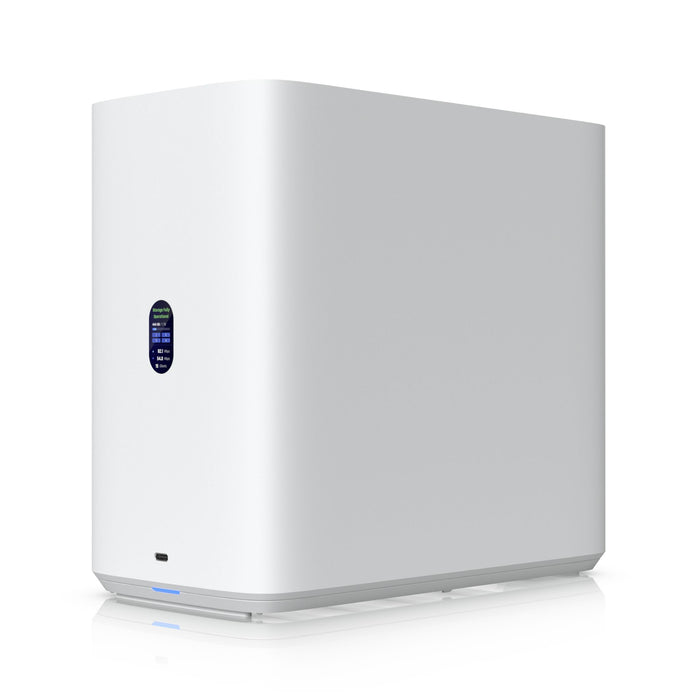 MSDist Ubiquiti UniFi Network Attached Storage with 4 2.5 3.5 HDD bays White LCD USB-C