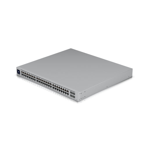 Available From MSDist Ubiquiti UniFi Switch Enterprise 48 PoE USW-Enterprise-48-PoE Angle Ethernet Ports