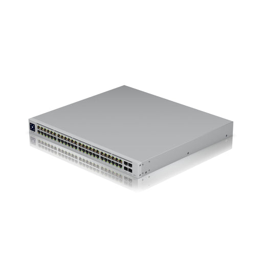 Available From MSDist Ubiquiti UniFi Switch Pro 48 PoE USW-Pro-48-POE Angle Ethernet Ports