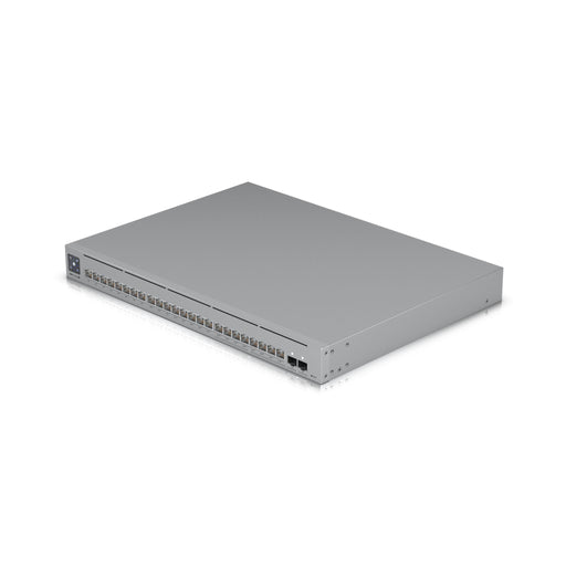Available From MSDist Ubiquiti UniFi Switch Pro Max 24 PoE USW-Pro-Max-24-PoE Angle Ethernet Ports
