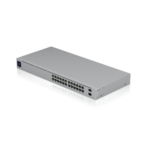 Available From MSDist Ubiquiti UniFi Switch Standard 24 USW-24 Angle Ethernet Ports
