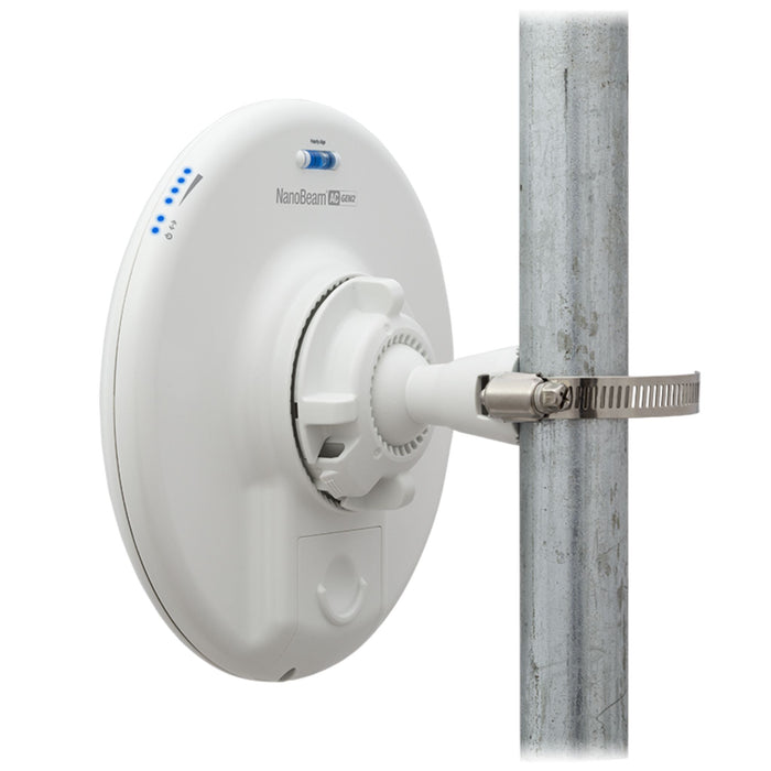 Available from MSDist Ubiquiti airMAX NanoBeam 5AC NBE-5AC-GEN2 Back Mount LED Pole