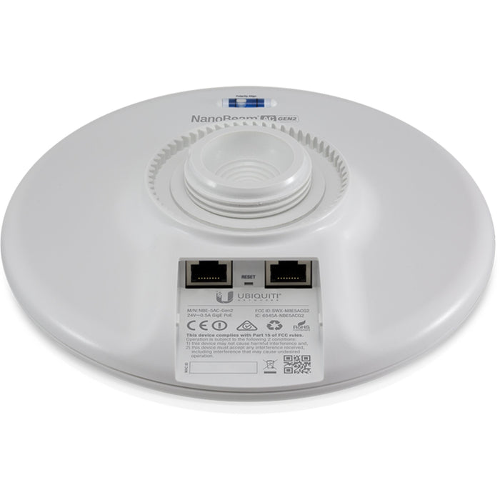 Available from MSDist Ubiquiti airMAX NanoBeam 5AC NBE-5AC-GEN2 Back Ports