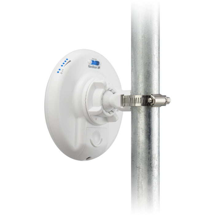 MSDist Ubiquiti airMAX NanoBeam M5 NBE-M5-16 Pole Mount LEDs
