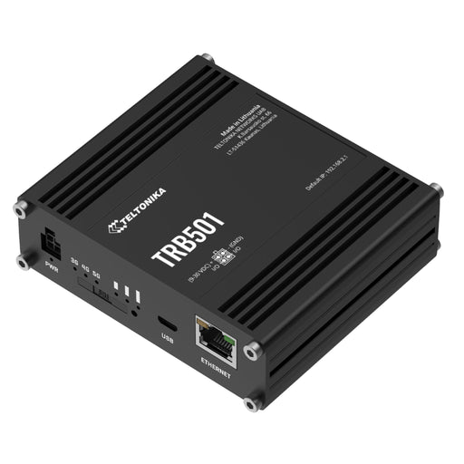 MSDist Teltonika TRB501 Industrial 5G Gateway Ethernet Power