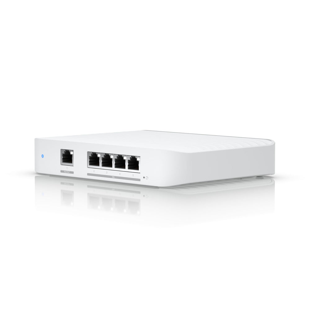 Available From Ubiquiti UniFi Switch Flex 10 Gbe USW-Flex-XG Angle Ethernet Ports