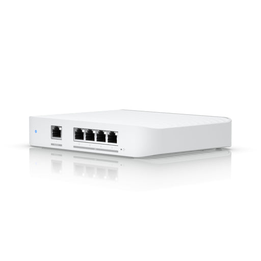 Available From Ubiquiti UniFi Switch Flex 10 Gbe USW-Flex-XG Angle Ethernet Ports