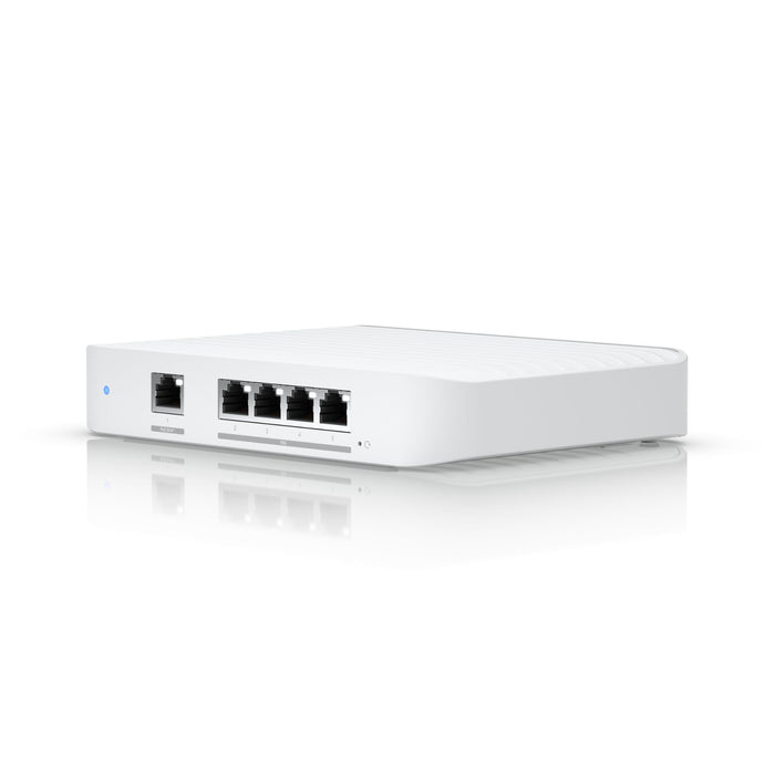 Available From Ubiquiti UniFi Switch Flex 10 Gbe USW-Flex-XG Angle Ethernet Ports