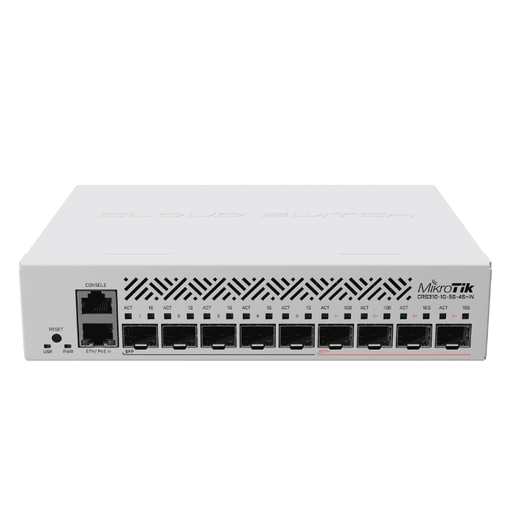MikroTik RouterBOARD Cloud Router Switch CRS310-1G-5S-4S+IN | MS Dist
