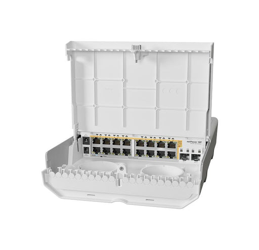 MikroTik netPower16P CRS318-16P-2S+OUT Gigabit PoE Router Switch | MS Dist
