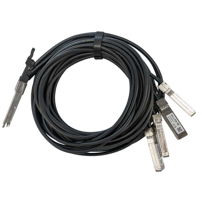 MikroTik Q+BC0003-S+ 40Gbps to 4x 10Gbps Brake-Out Cable - 3m