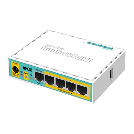 MikroTik RouterBOARD hEX PoE Lite Router